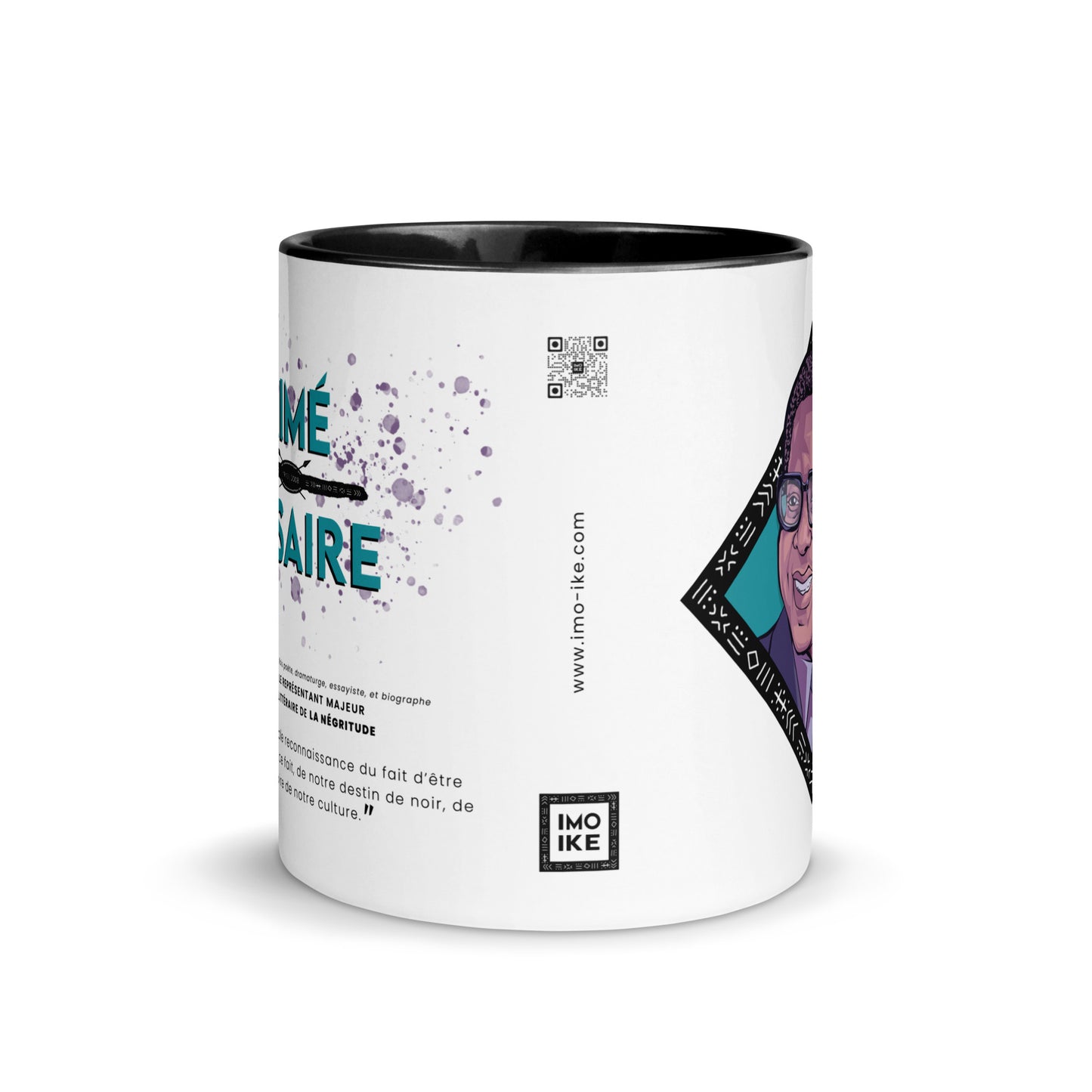 Mug "Aimé Césaire" Noir & Blanc