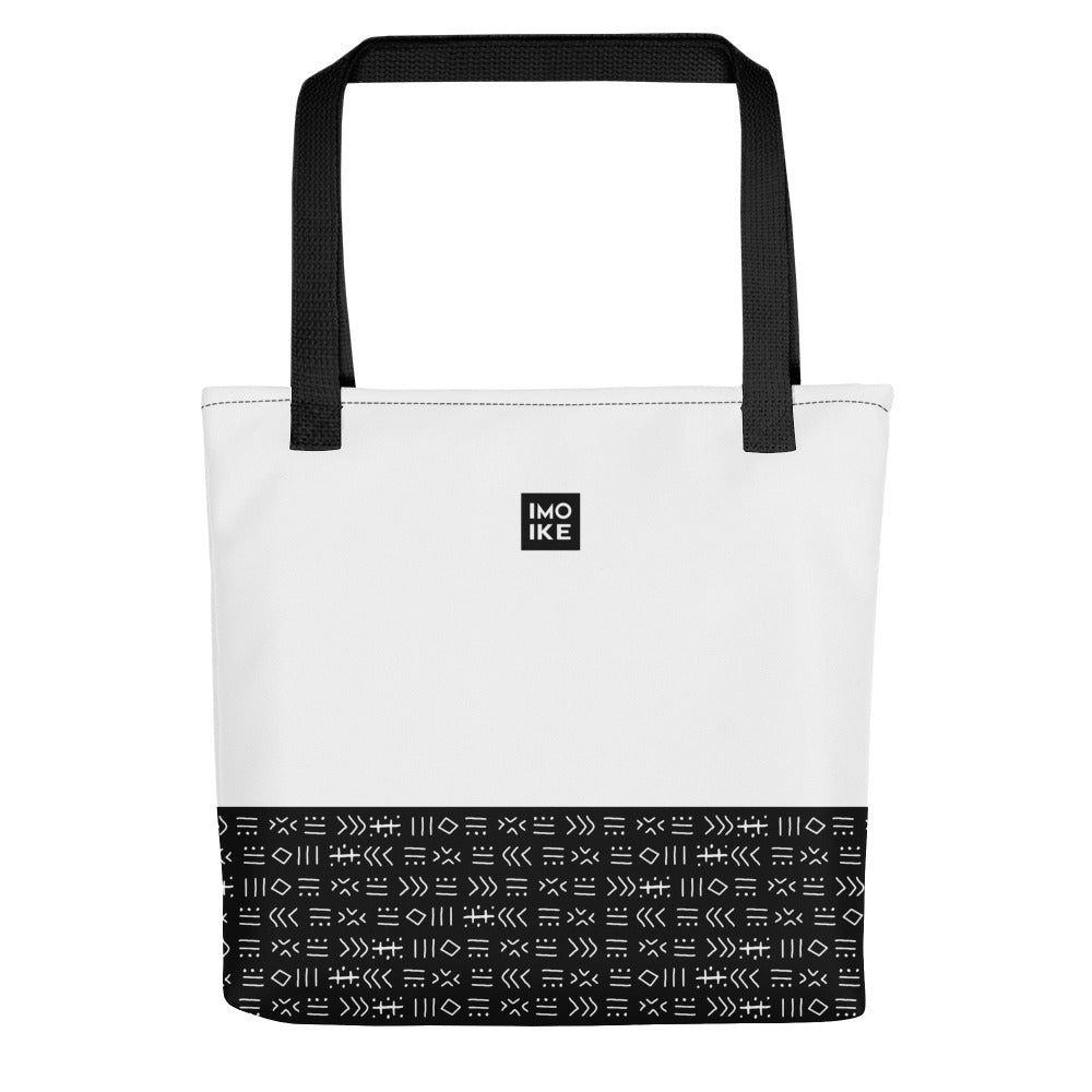 Tote bag IMO-IKE blanc