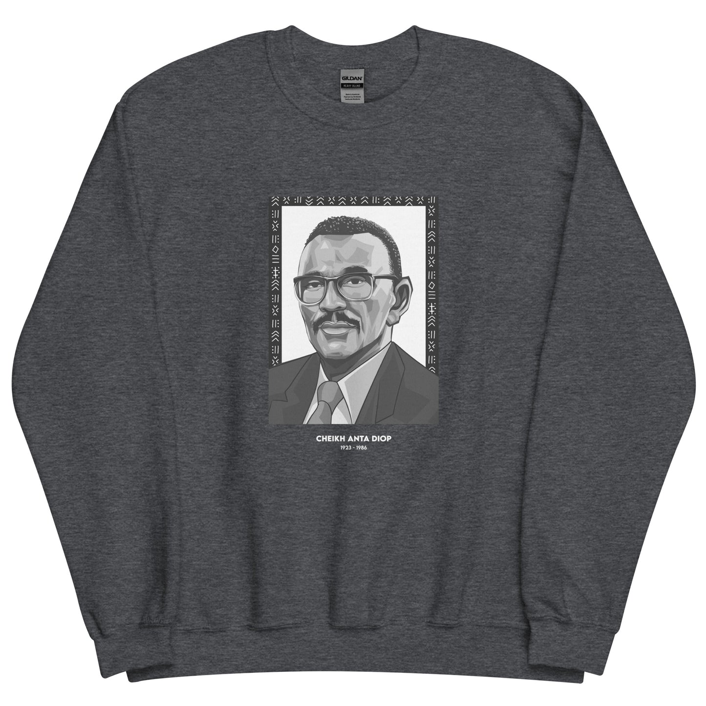 Sweat Unisexe "Cheikh Anta Diop" Noir & Blanc