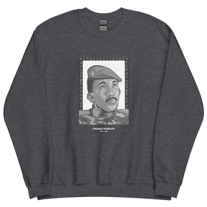 Sweat Unisexe "Thomas Sankara" Noir & Blanc