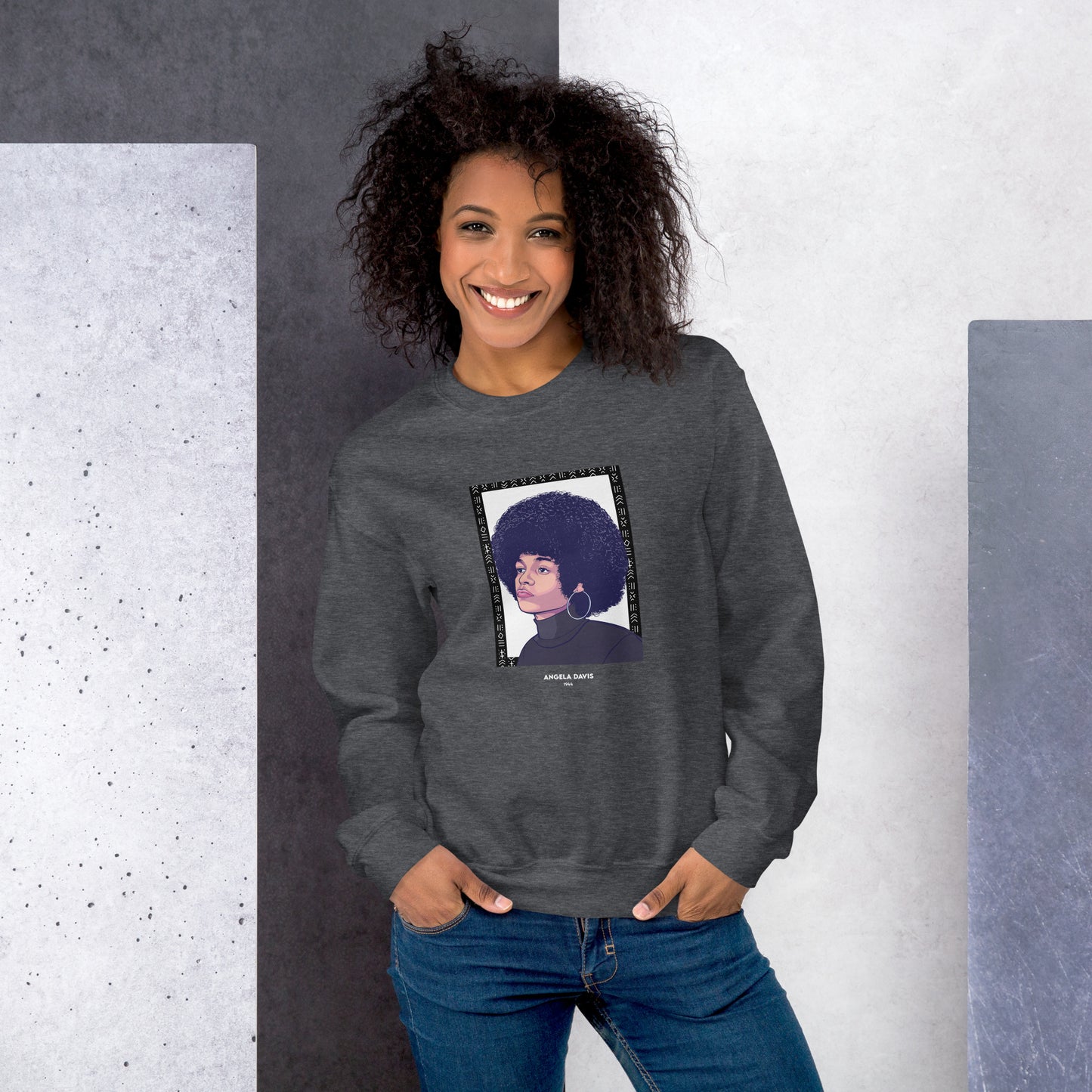 Sweat Unisexe "Angela Davis" Couleur