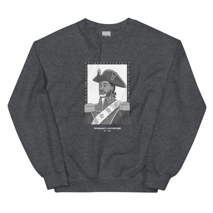 Sweat Unisexe "Toussaint Louverture" Noir & Blanc