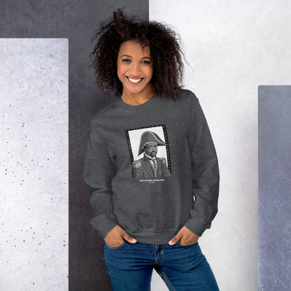 Sweat Unisexe "Jean-Jacques Dessalines" Noir & Blanc