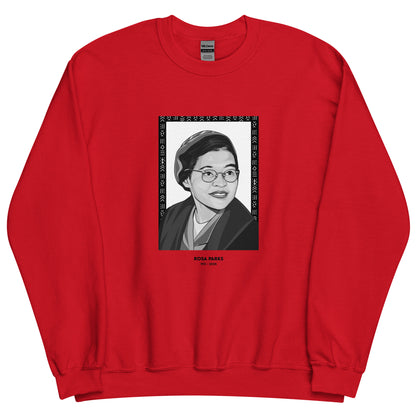 Sweat Unisexe "Rosa Parks" Noir & Blanc