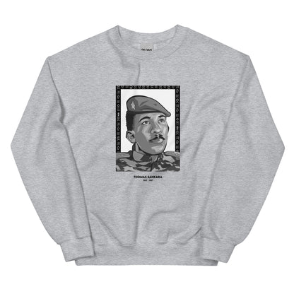 Sweat Unisexe "Thomas Sankara" Noir & Blanc