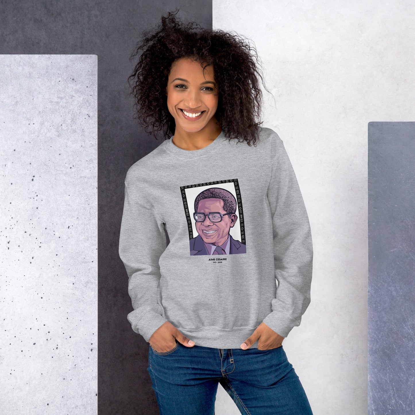 Sweat Unisexe "Aimé Césaire" Couleur