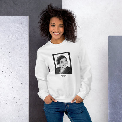 Sweat Unisexe "Rosa Parks" Noir & Blanc