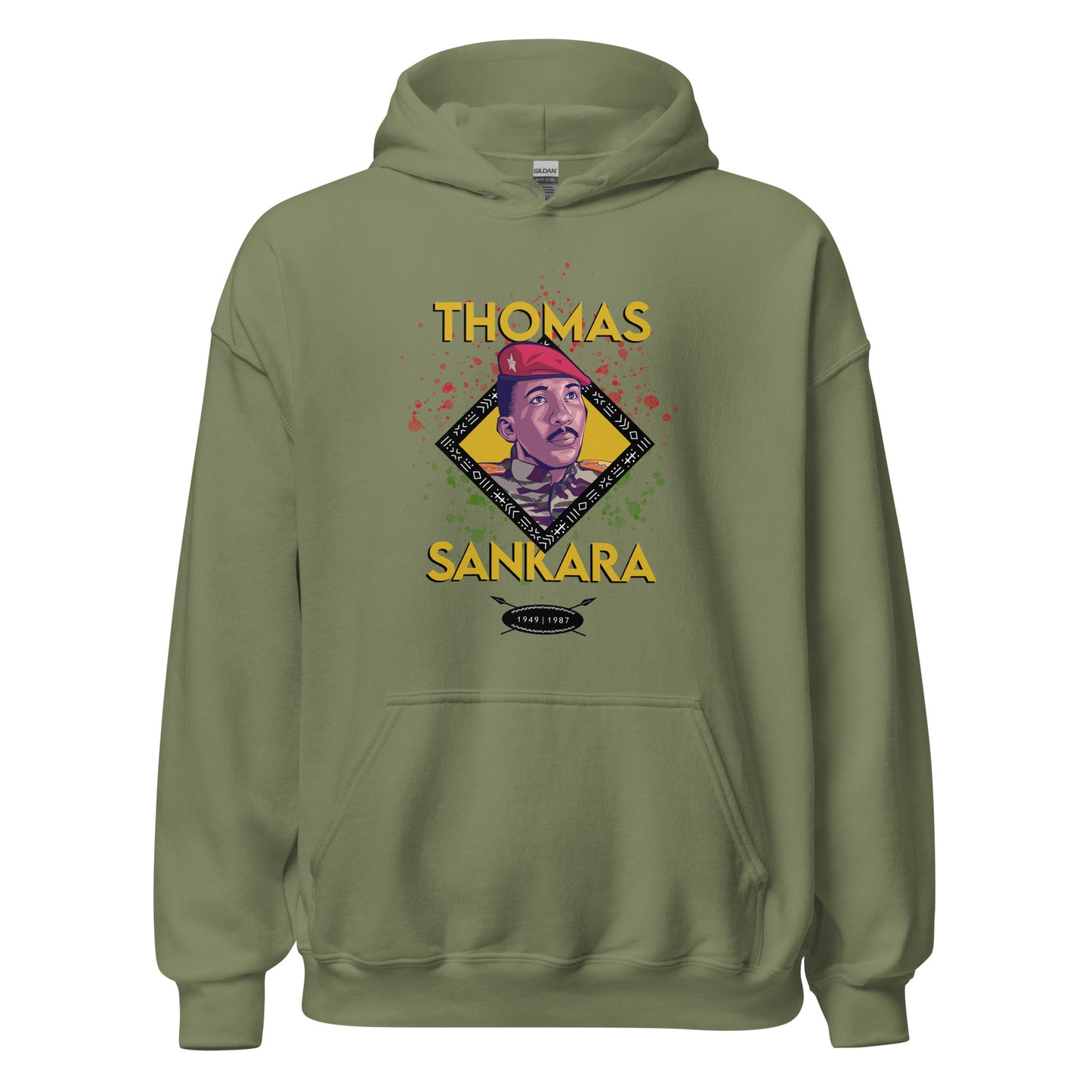 Sweat à capuche Unisexe "Thomas Sankara" L'incontournable