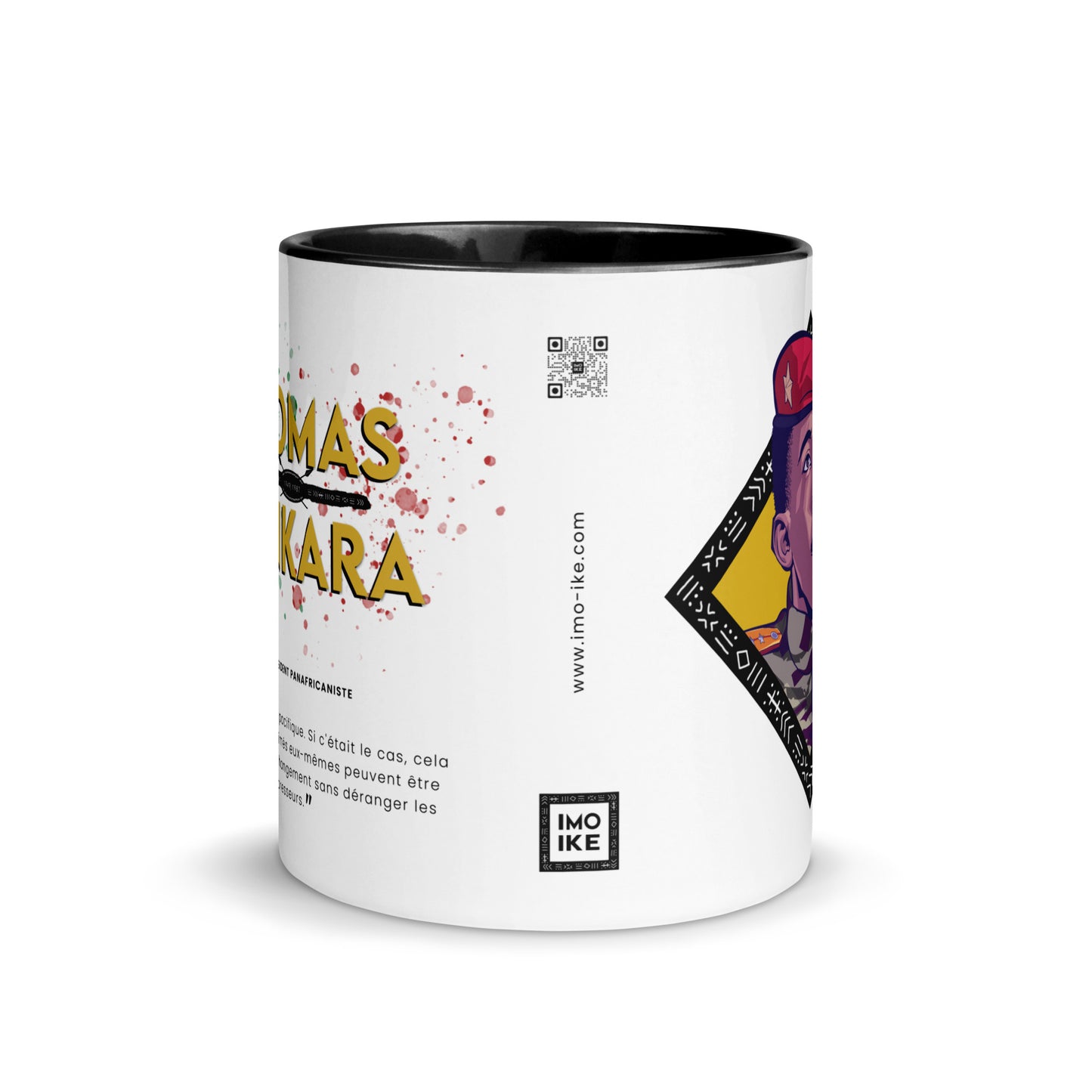 Mug "Thomas Sankara" Noir & Blanc