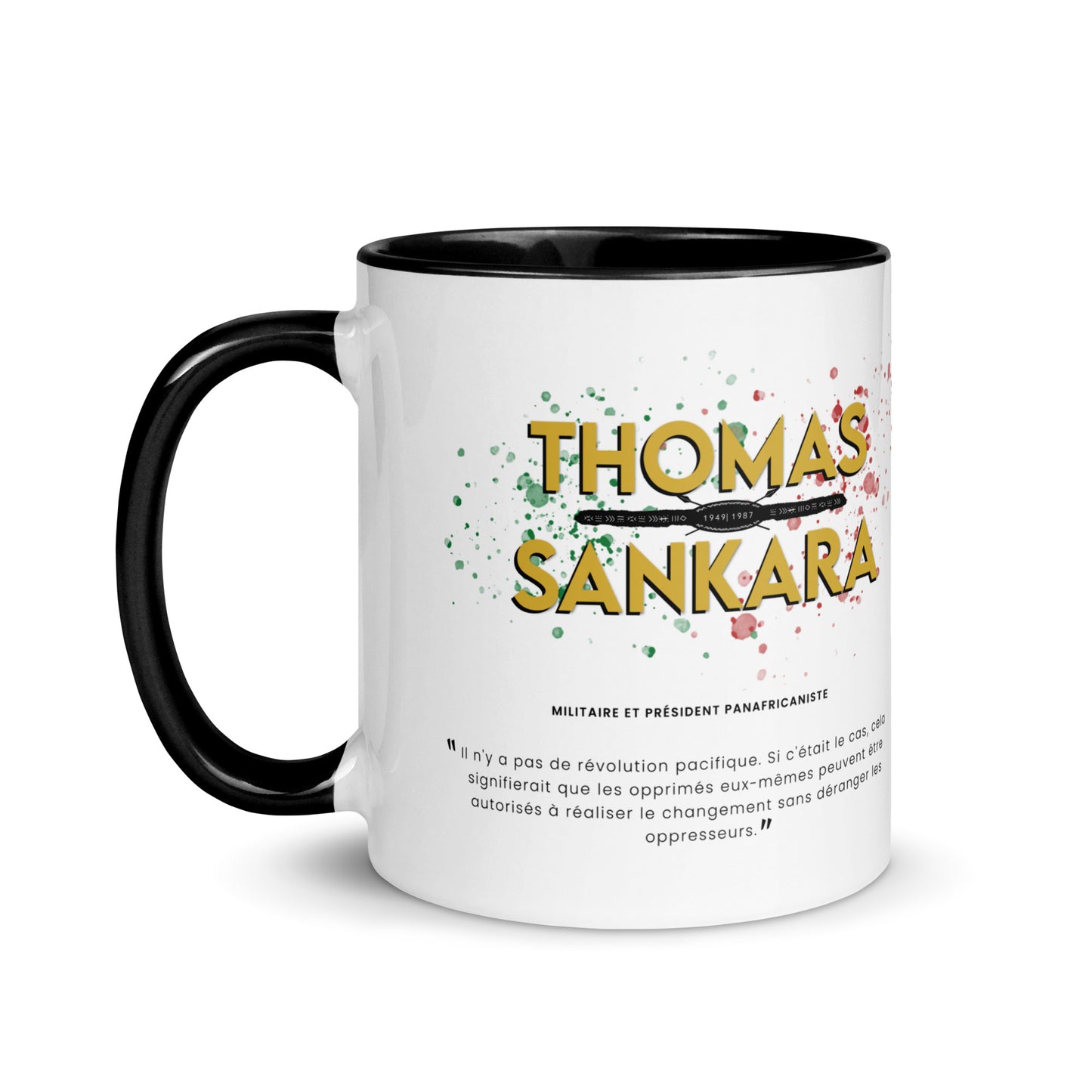 Mug "Thomas Sankara" Noir & Blanc