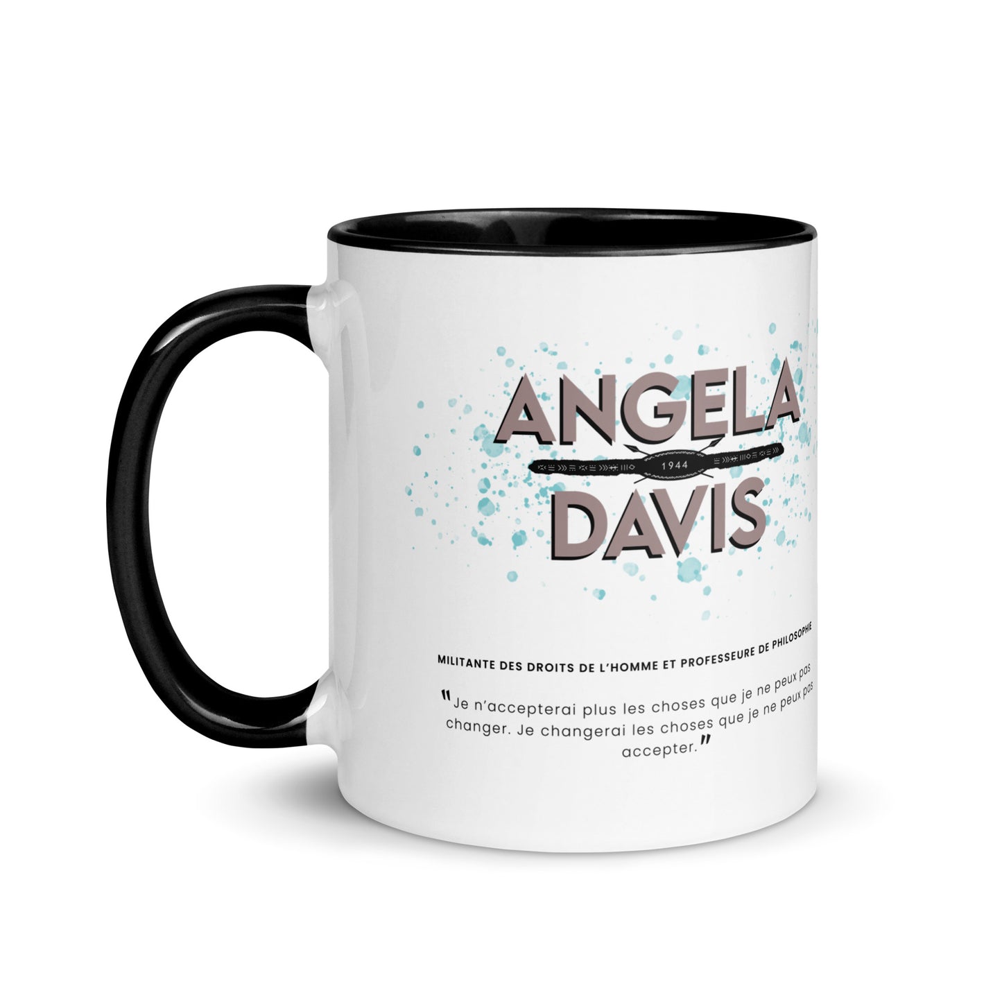 Mug "Angela Davis" Noir & Blanc