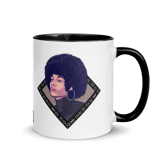 Mug "Angela Davis" Noir & Blanc